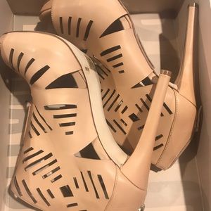 Nude Caged Booties - BCBGeneration Morocco, Size 9